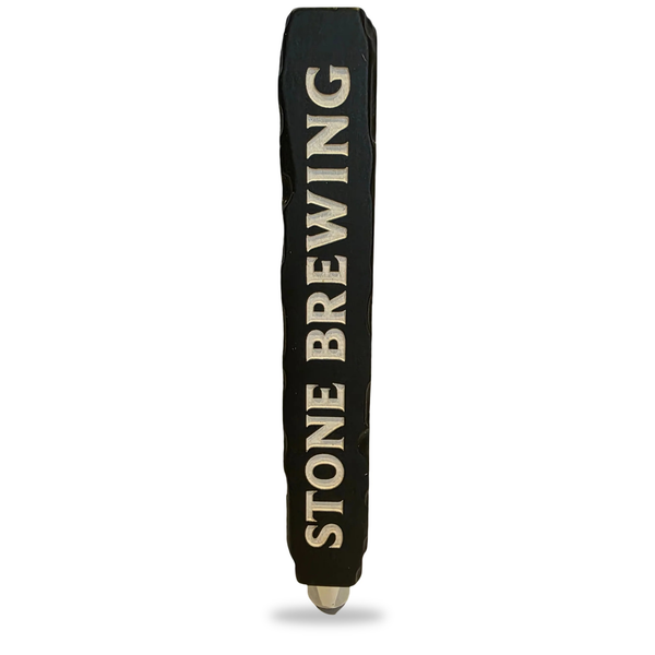 Stone Tap Handle de piedra, vista lateral