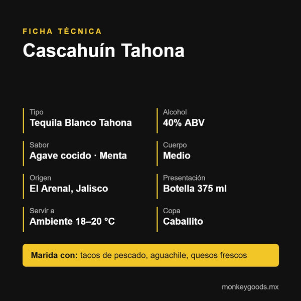 Ficha técnica Cascahuín Tahona Blanco