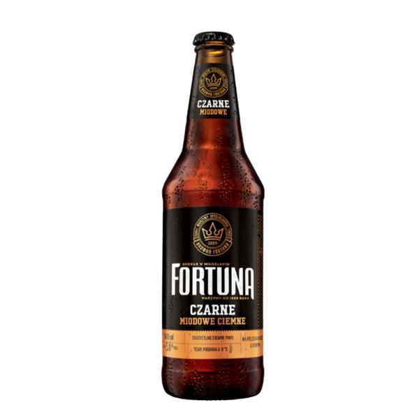 Browar Fortuna Czarne Miodowe Ciemne 5.6%