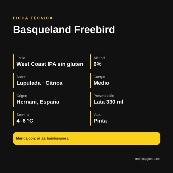 Ficha técnica Basqueland Freebird