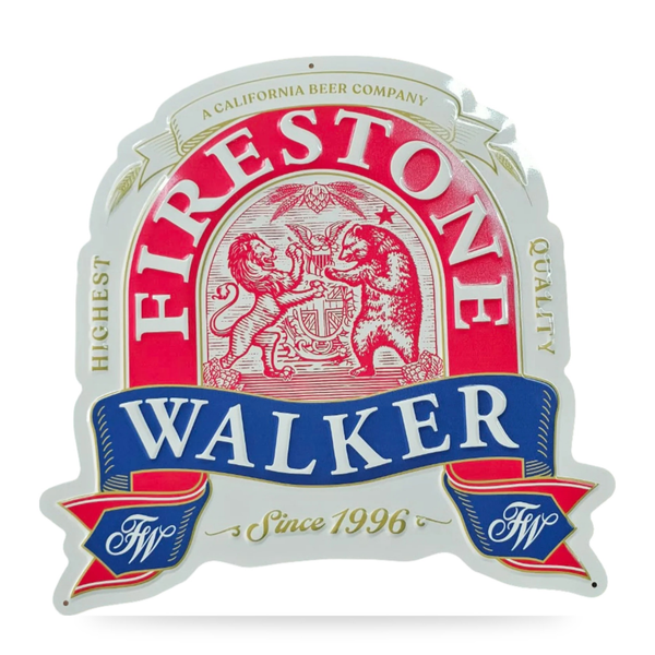 Firestone Walker Placa de Metal Decorativa