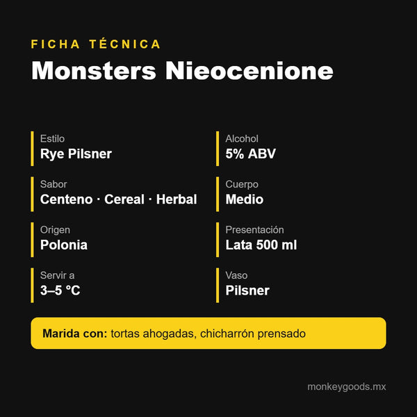 Ficha técnica Monsters Nieocenione