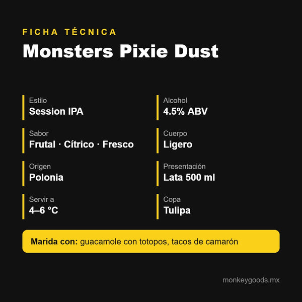 Ficha técnica Monsters Pixie Dust