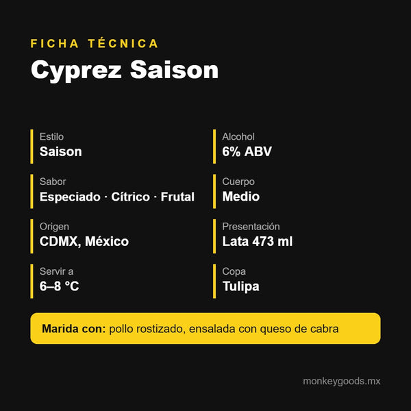Ficha técnica Cyprez Saison
