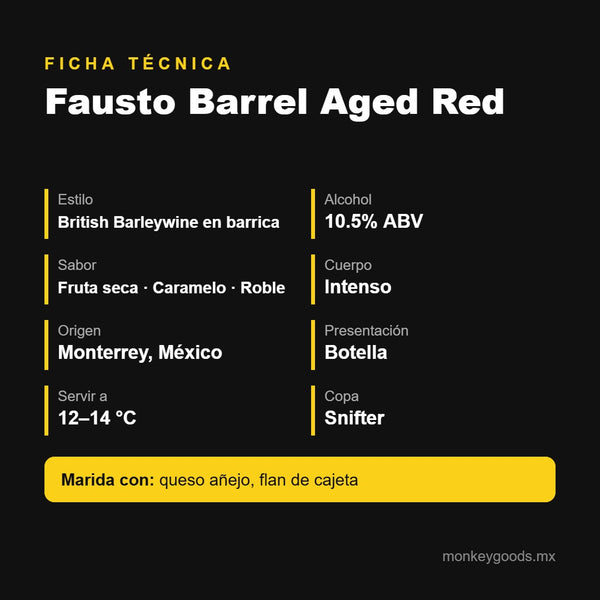 Ficha técnica Fausto Barrel Aged Red