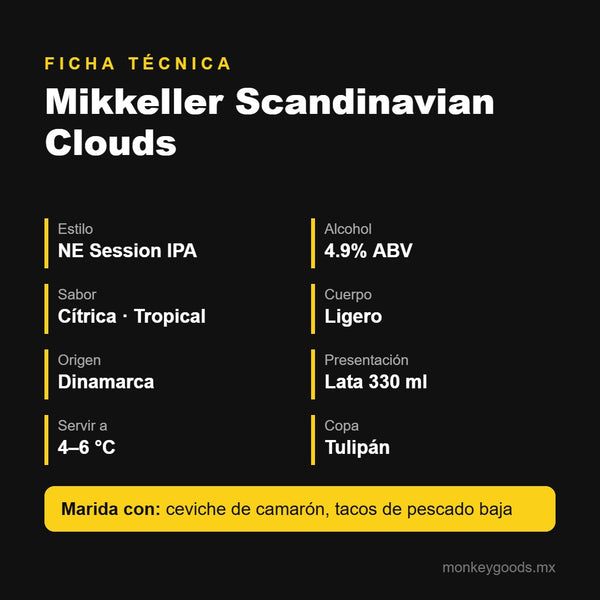 Ficha técnica Mikkeller Scandinavian Clouds