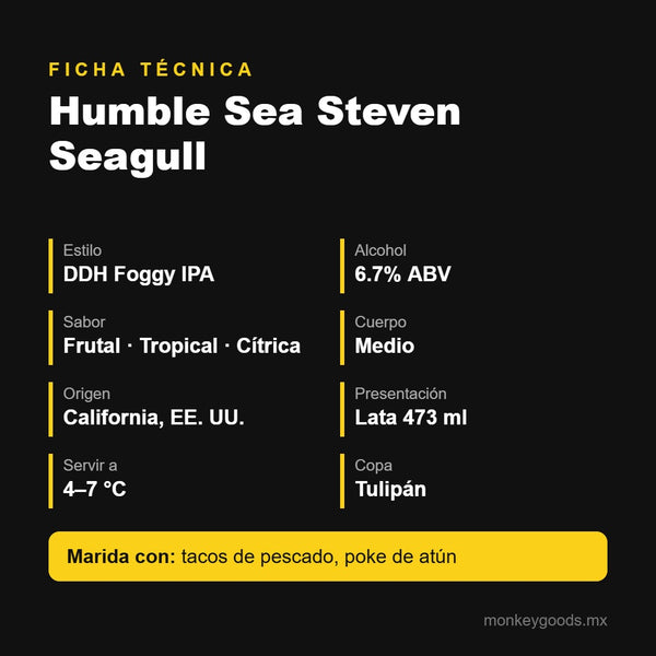 Ficha técnica Humble Sea Steven Seagull