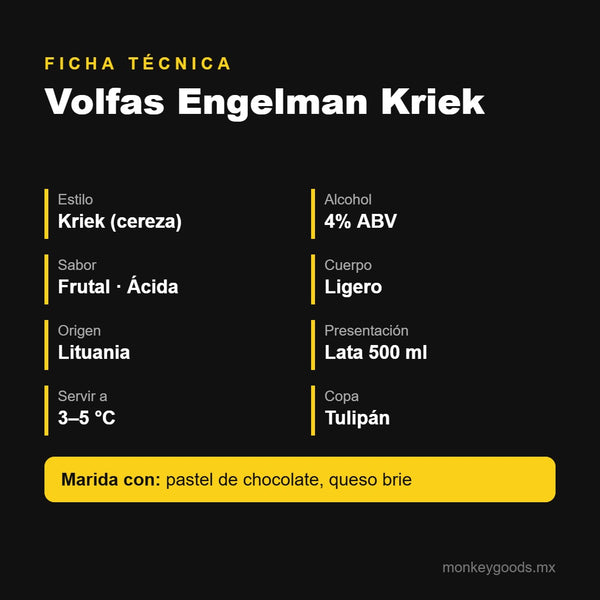 Ficha técnica Volfas Engelman Kriek