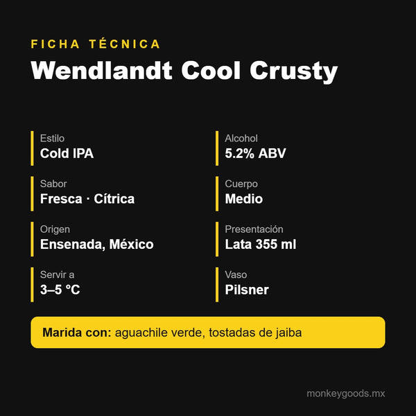 Ficha técnica Wendlandt Cool Crusty