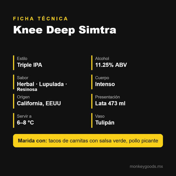 Ficha técnica Knee Deep Simtra
