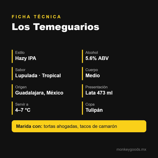 Ficha técnica Los Temeguarios