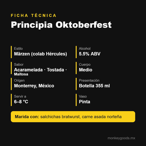 Ficha técnica Principia Oktoberfest