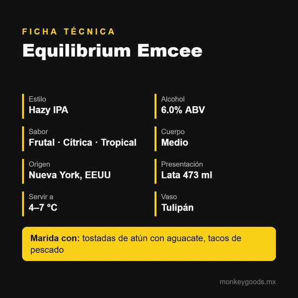 Ficha técnica Equilibrium Emcee