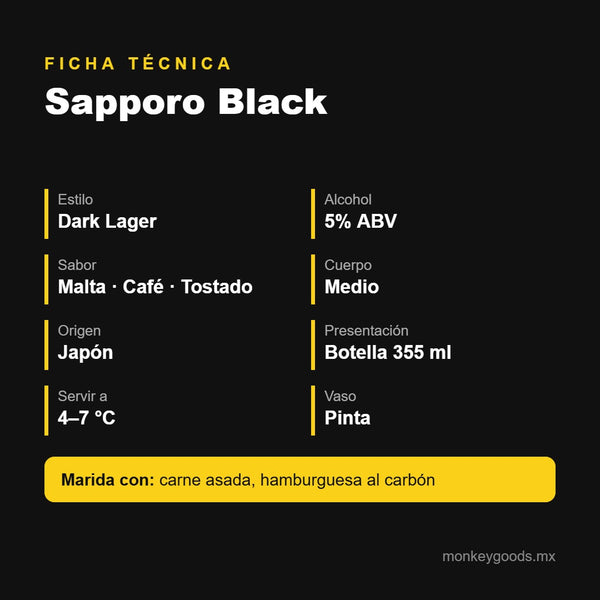 Ficha técnica Sapporo Black