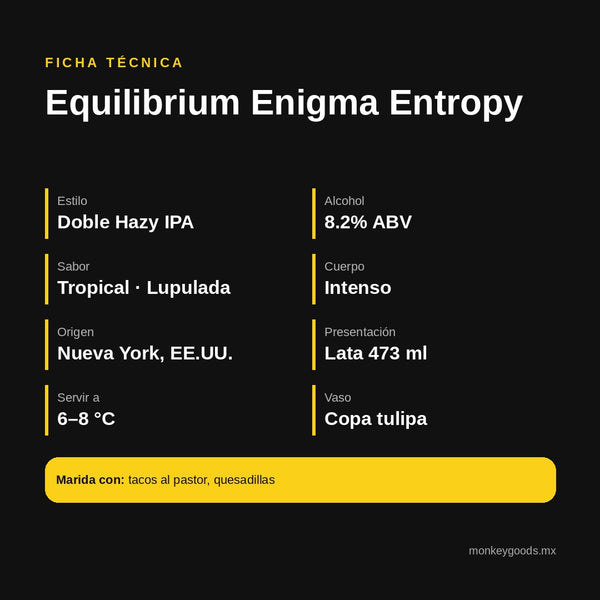 Ficha técnica Equilibrium Enigma Entropy