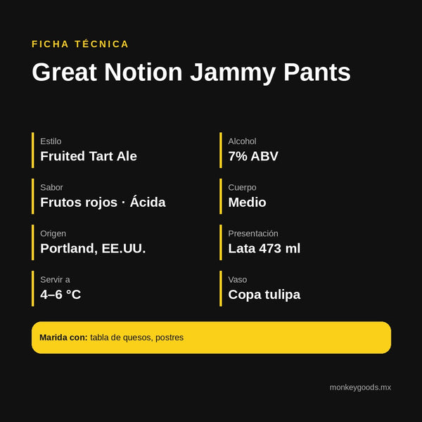 Ficha técnica Great Notion Jammy Pants