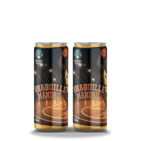 Monkey Waves Shaquille Mandril 4.8% dos latas 355 ml Hazy IPA