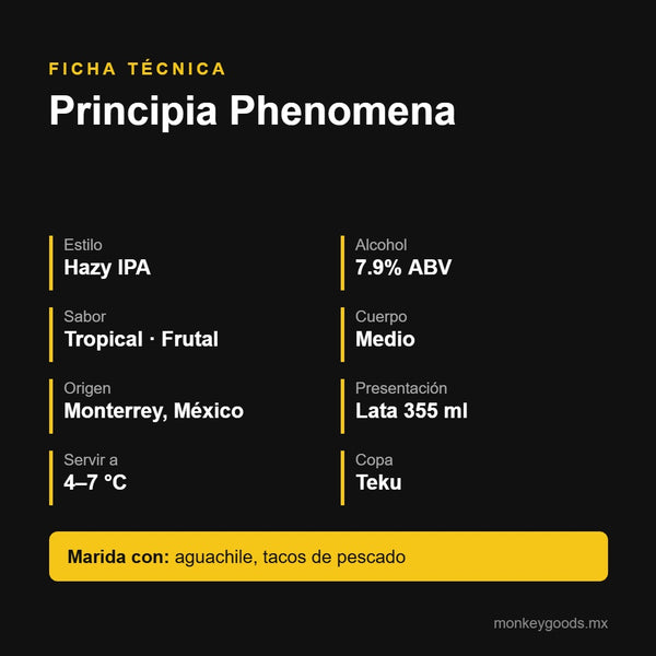 Ficha técnica Principia Phenomena
