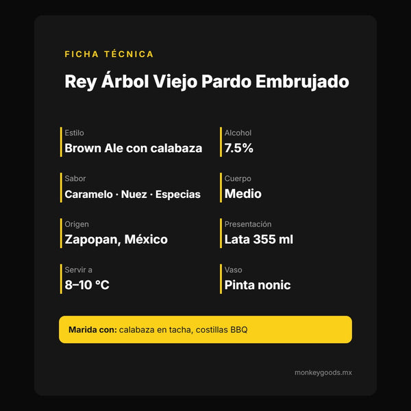 Ficha técnica Rey Árbol Viejo Pardo Embrujado