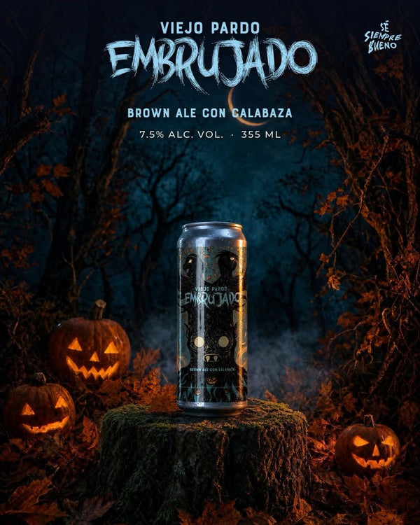 Rey Árbol Viejo Pardo Embrujado brown ale con calabaza