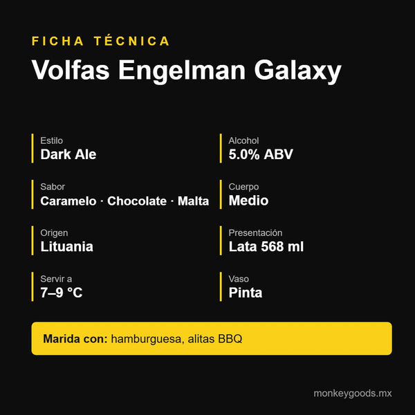 Ficha técnica Volfas Engelman Galaxy