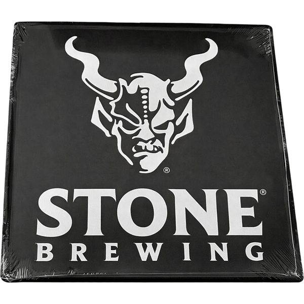 Stone Placa de Metal Decorativa