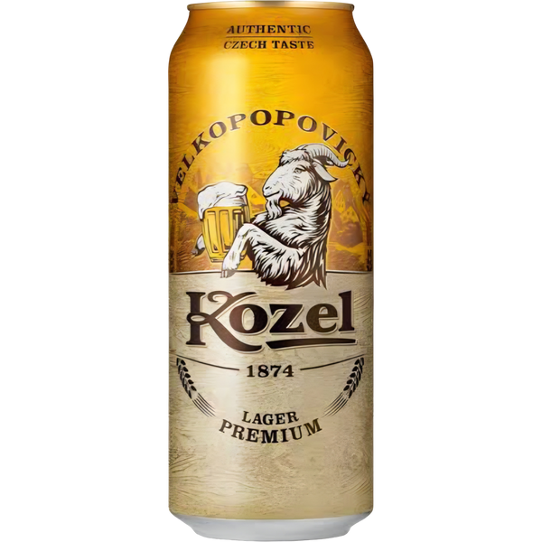 Pivovar velké popovice Kozel premium lager 4.2%