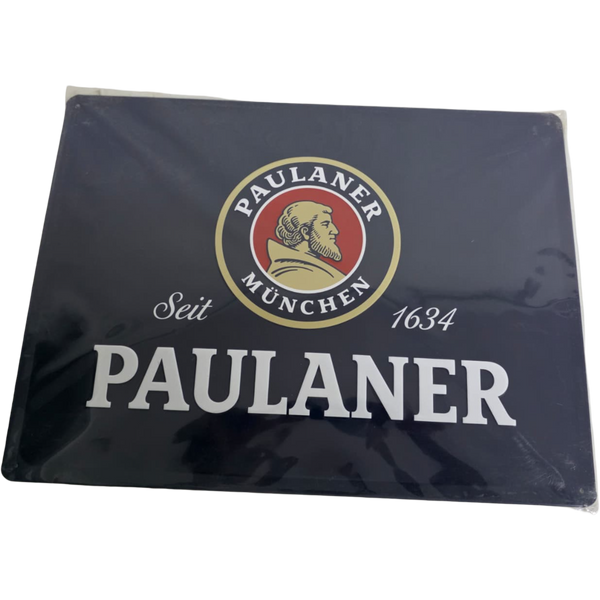 Paulaner Placa de Metal Decorativa