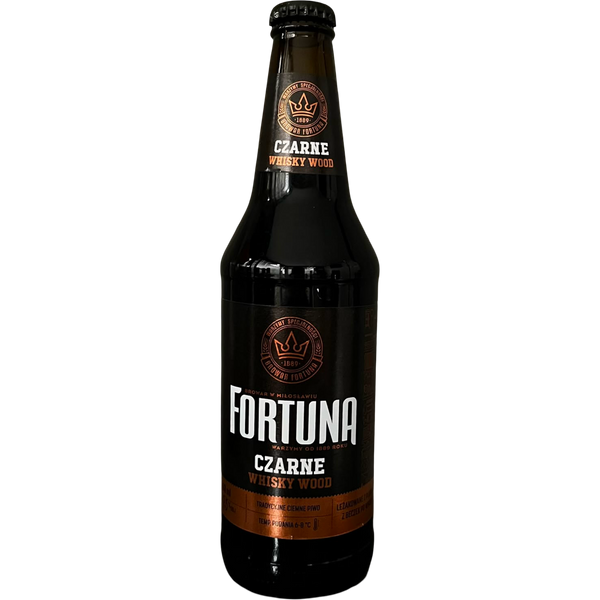 Browar fortuna Czarne whisky wood 7.5%