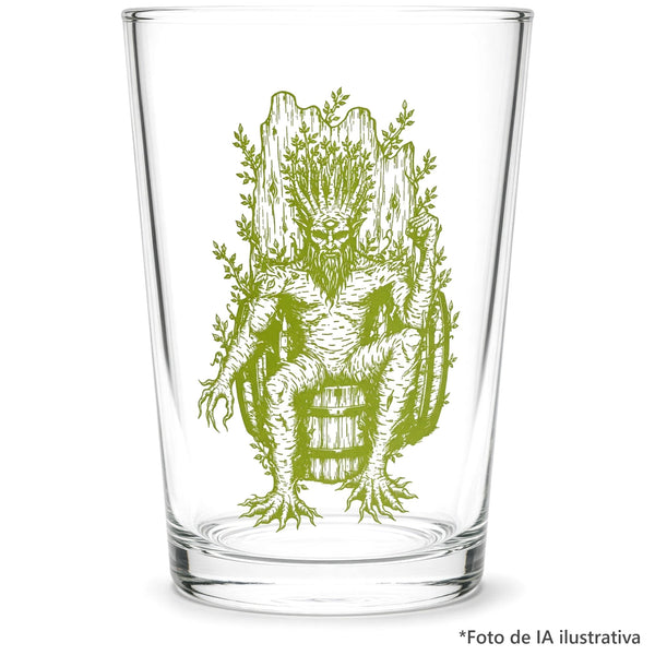 Vaso Rey Árbol Betula Coloso, reverso con el personaje