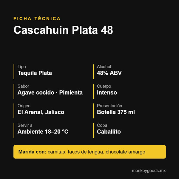 Ficha técnica Cascahuín Plata 48