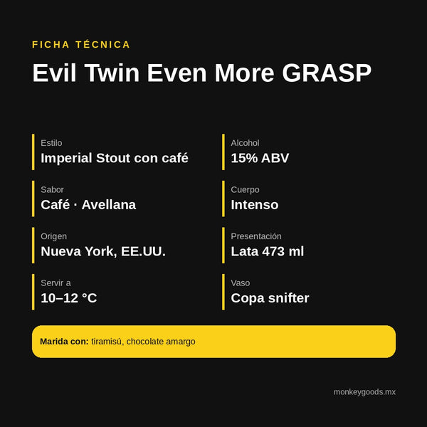 Ficha técnica Evil Twin Even More GRASP