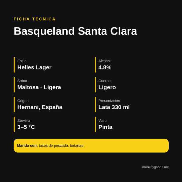 Ficha técnica Basqueland Santa Clara