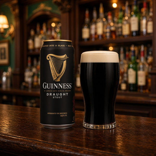 Guinness Draught servida en su copa