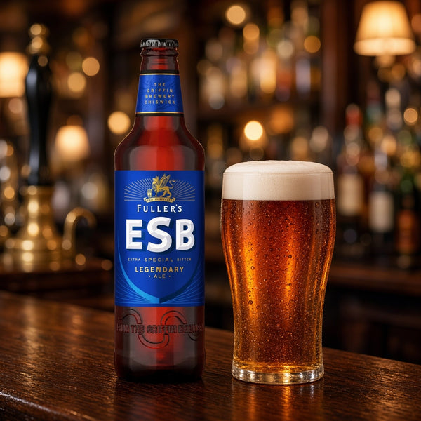 Fuller's ESB servida en su copa