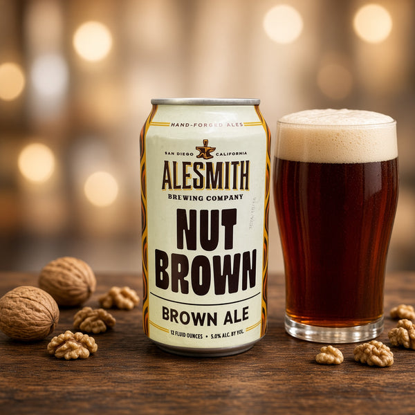 AleSmith Nut Brown servida en su copa