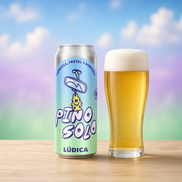 Lúdica Pino Solo servida en su copa