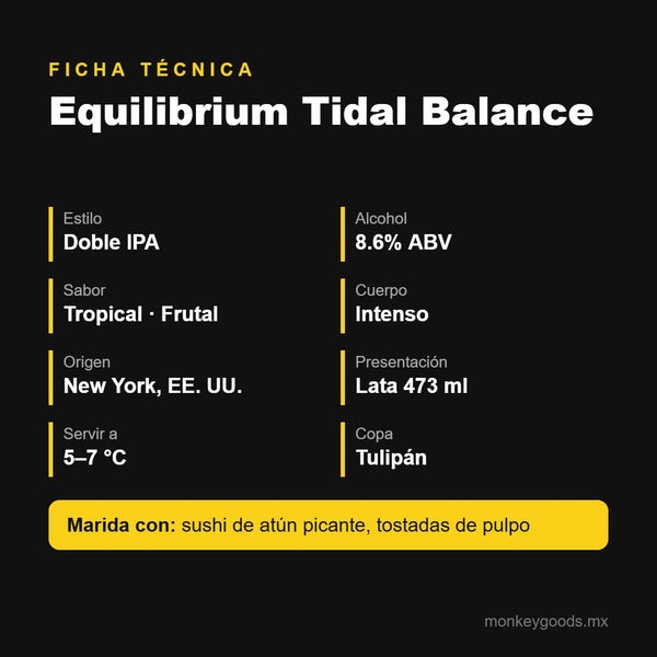 Ficha técnica Equilibrium Tidal Balance
