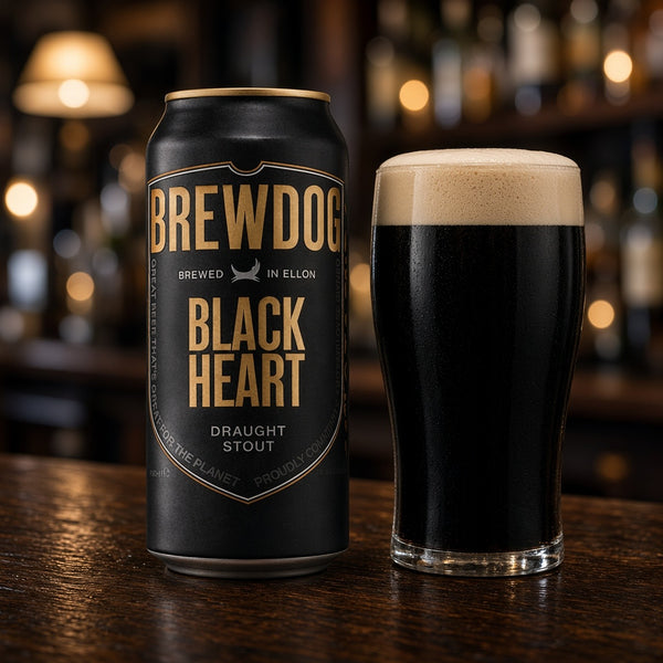 BrewDog Black Heart servida en su copa
