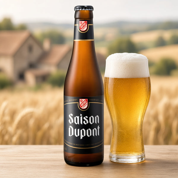 Saison Dupont servida en su copa