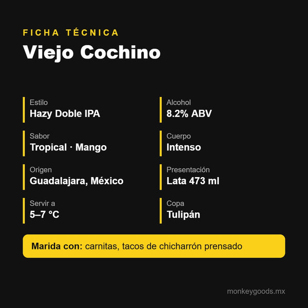 Ficha técnica Viejo Cochino