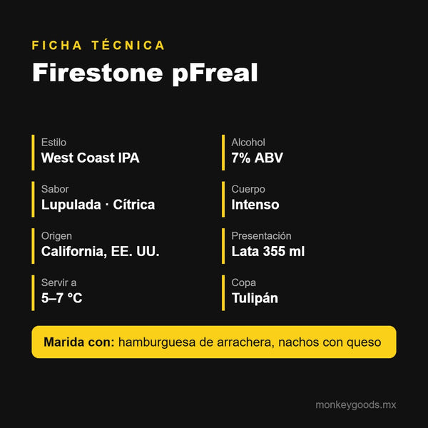 Ficha técnica Firestone pFreal