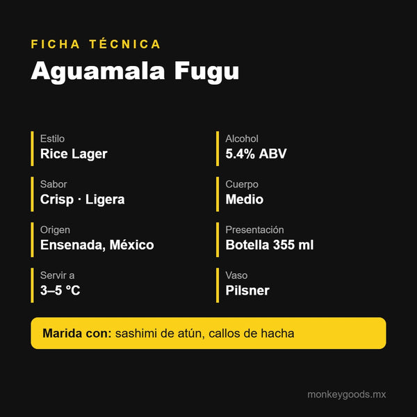Ficha técnica Aguamala Fugu