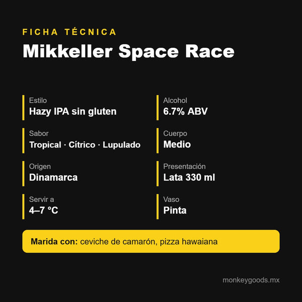 Ficha técnica Mikkeller Space Race