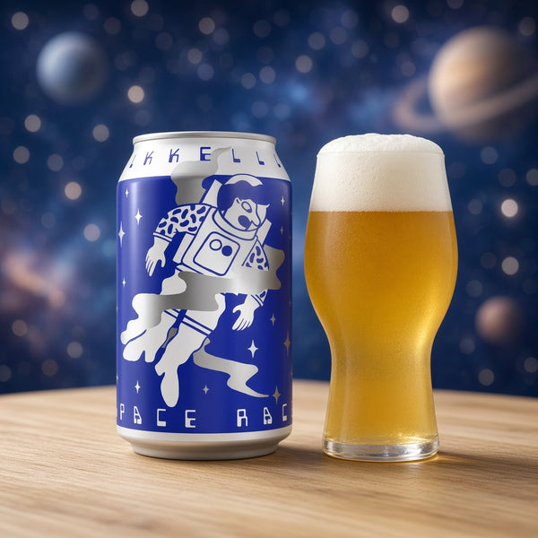Mikkeller Space Race servida en su copa