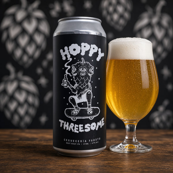 Fausto Hoppy Threesome servida en su copa