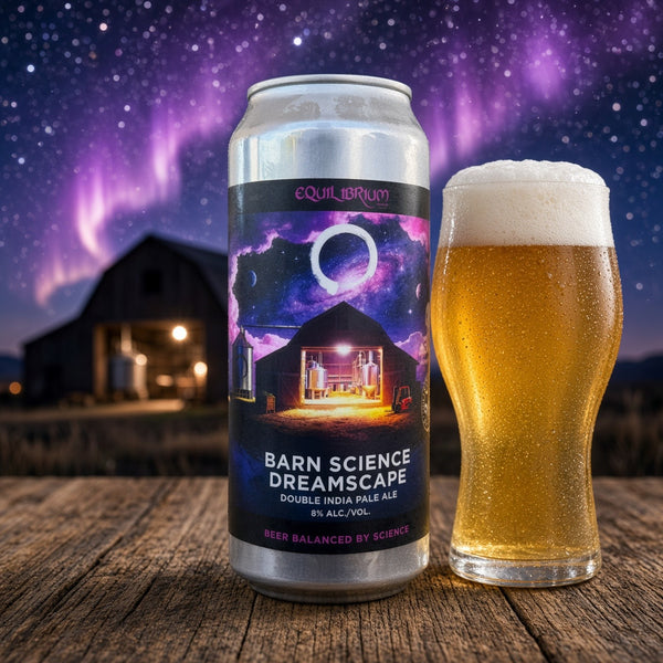Equilibrium Barn Science Dreamscape servida en su copa