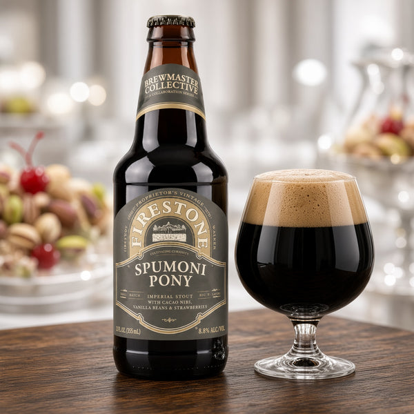 Firestone Walker Spumoni Pony servida en su copa