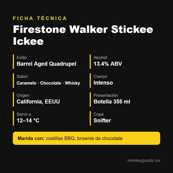Ficha técnica Firestone Walker Stickee Ickee