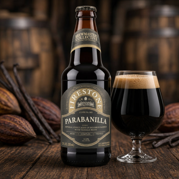 Firestone Walker Parabanilla servida en su copa
